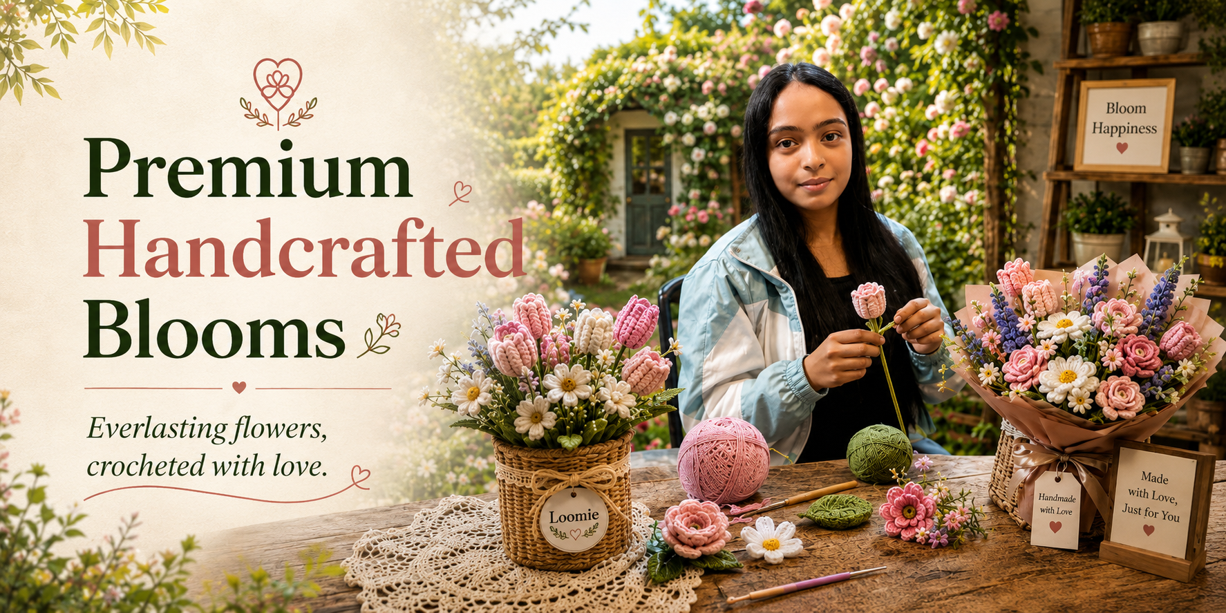 Forever Blooms Premium Handcrafted Blooms